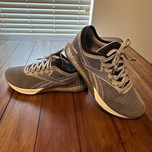 Reebok Nano Crossfit. Size 10. Gray/Silver. Excellent Condition